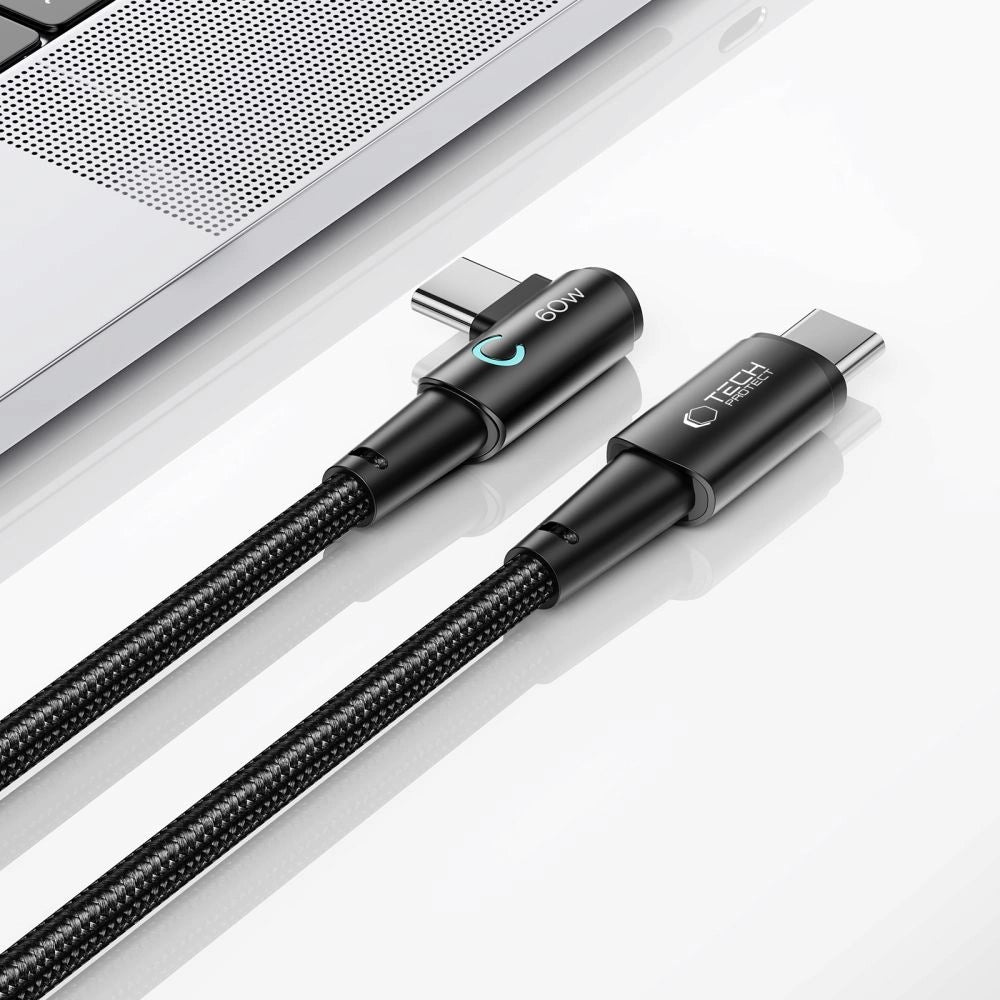 Tech-Protect UltraBoost L USB-C / USB-C 60W 6A Cable 1m - Gray_3