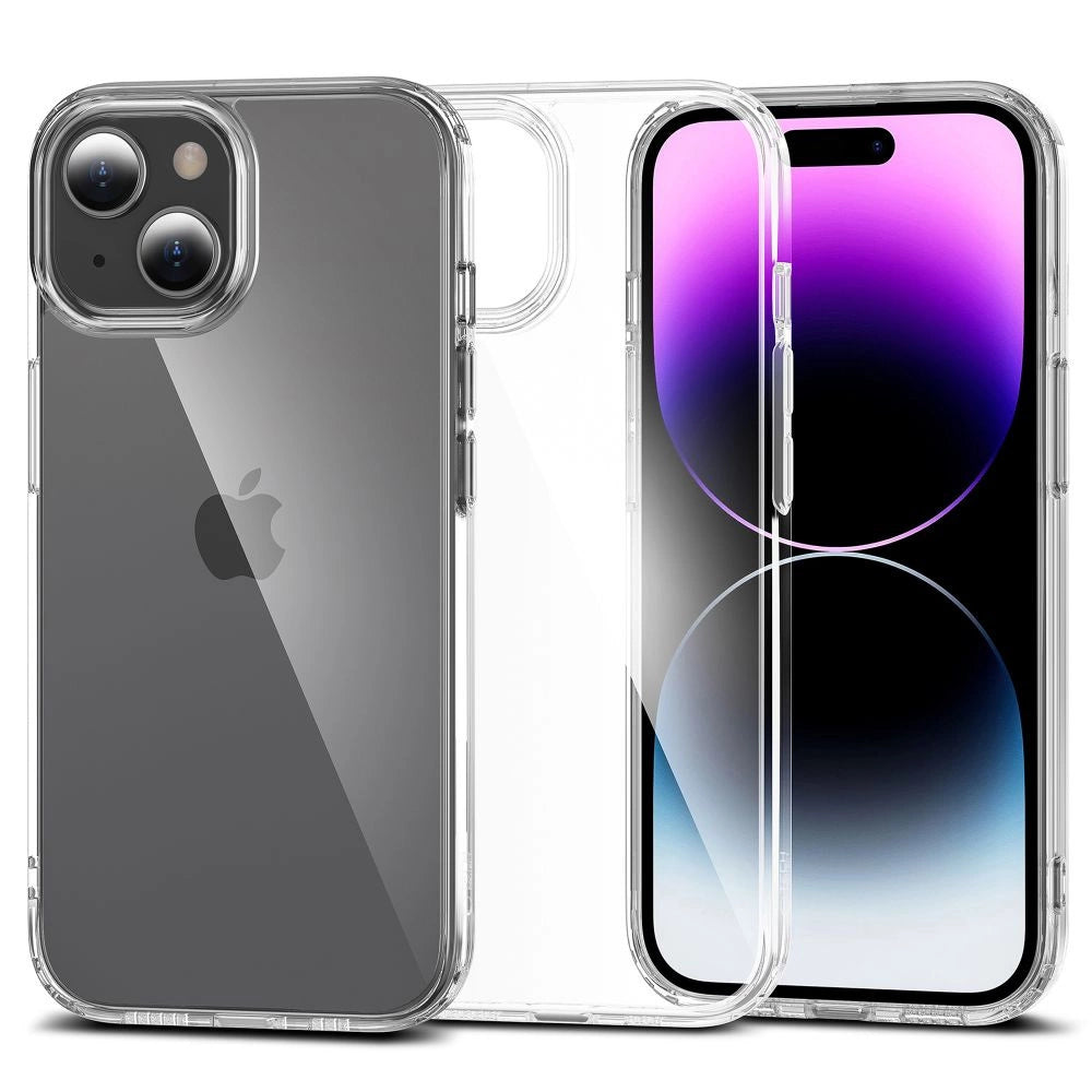 Tech-Protect FlexAir Hybrid iPhone 15 Case - Clear_0