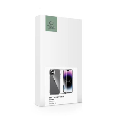 Tech-Protect FlexAir Hybrid iPhone 15 Case - Clear_5