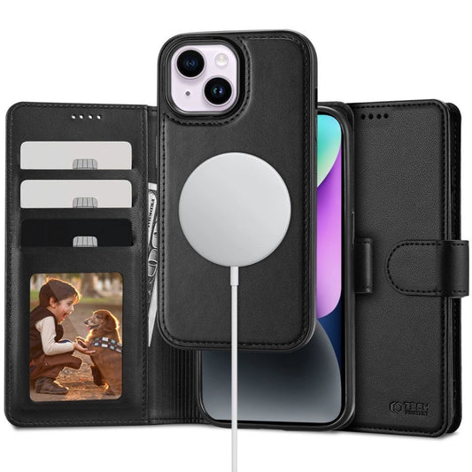 Tech-Protect Wallet MagSafe case for iPhone 15 - black_0