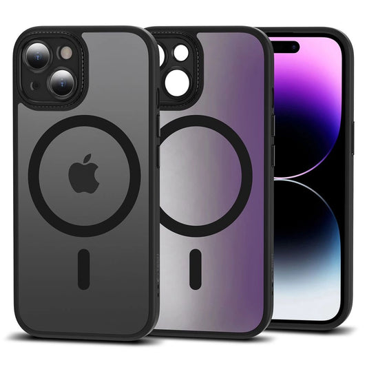 Tech-Protect MagMat Cam+ MagSafe iPhone 15 Case - Matte Black_0