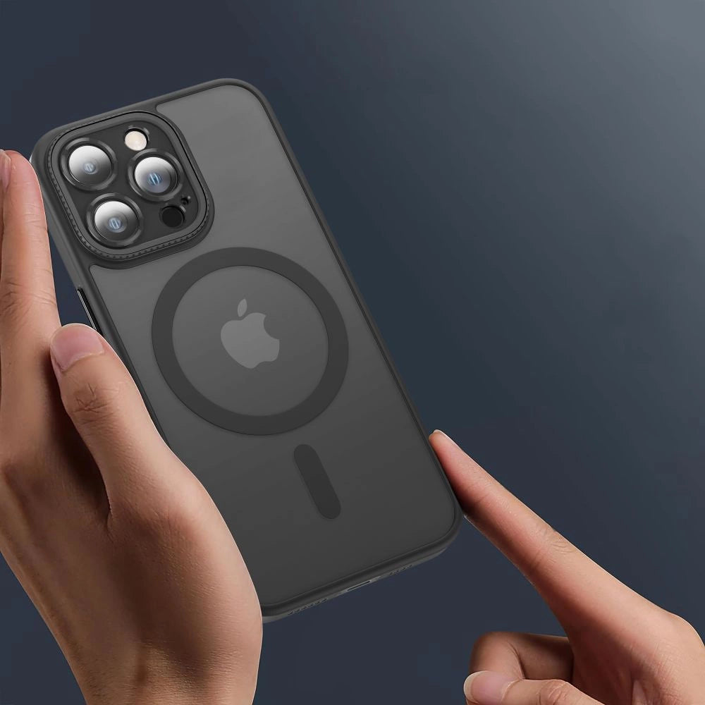 Tech-Protect MagMat Cam+ MagSafe iPhone 15 Case - Matte Black_2