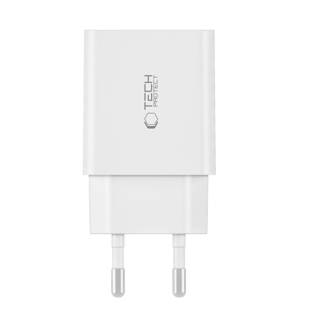 Tech-Protect C35W charger 2x USB-C PD 35W - white_1