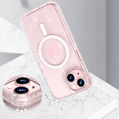 Tech-Protect FlexAir Hybrid MagSafe iPhone 15 Case - Clear Glitter_3