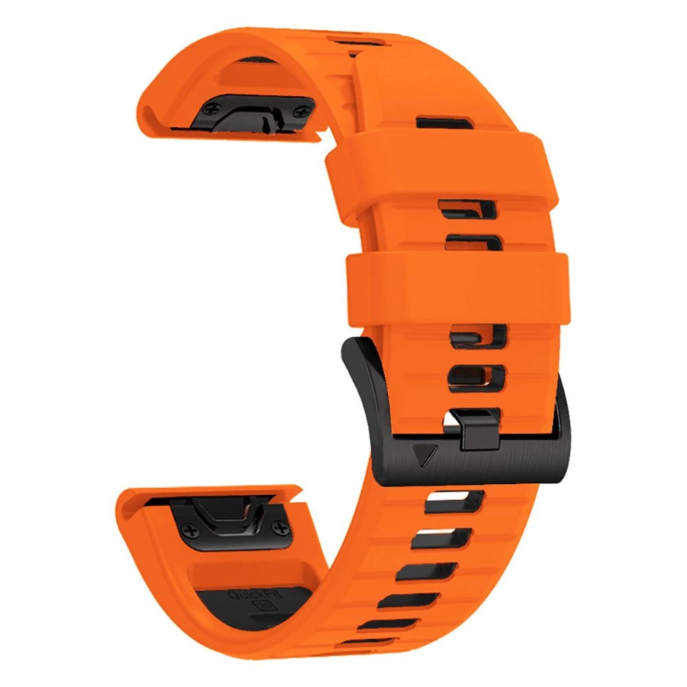 Tech-Protect IconBand Pro Strap for Garmin Fenix 3 / 5X / 3HR / 5X Plus / 6X / 6X Pro / 7X - Orange-Black_1