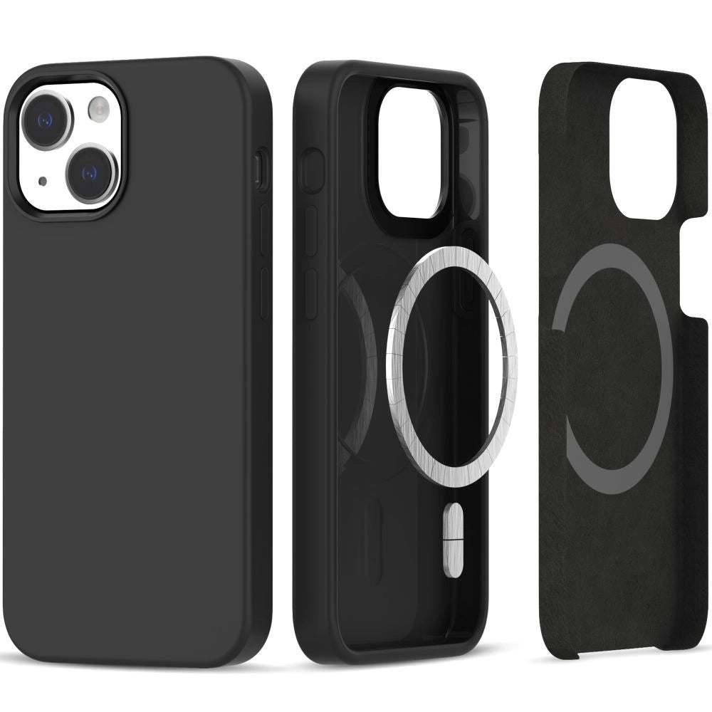 Tech-Protect Silicone MagSafe Case for iPhone 13 / 14 - Black_0