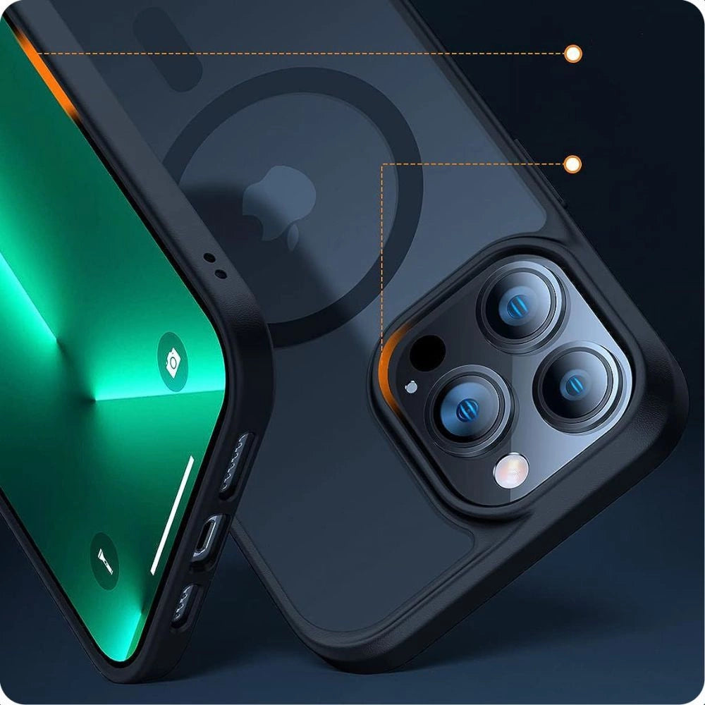 Tech-Protect MagMat MagSafe Case for iPhone 12 mini / 13 mini - Clear Black_1
