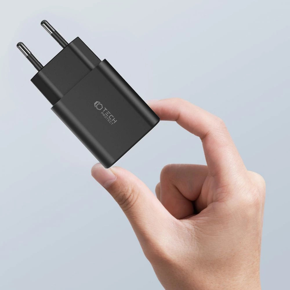 Tech-Protect C35W 2x USB-C PD 35W charger with USB-C / USB-C cable - white_6