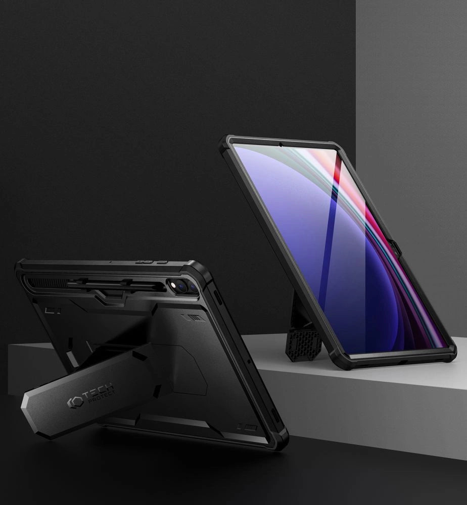 Tech-Protect Kevlar Pro Case for Samsung Galaxy Tab S9+ 12.4&quot; X810 / X816B - Black_4