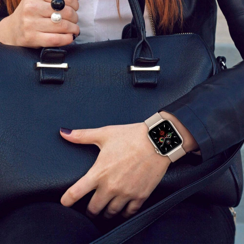 Tech-Protect MilaneseBand for Apple Watch 4 / 5 / 6 / 7 / 8 / 9 / SE / Ultra 1 / 2 (42/44/45/49 mm) - beige_3