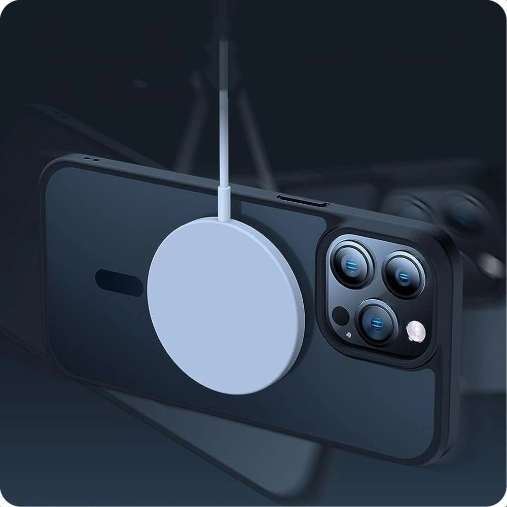 Tech-Protect MagMat MagSafe iPhone 15 Case - Matte Blue_3