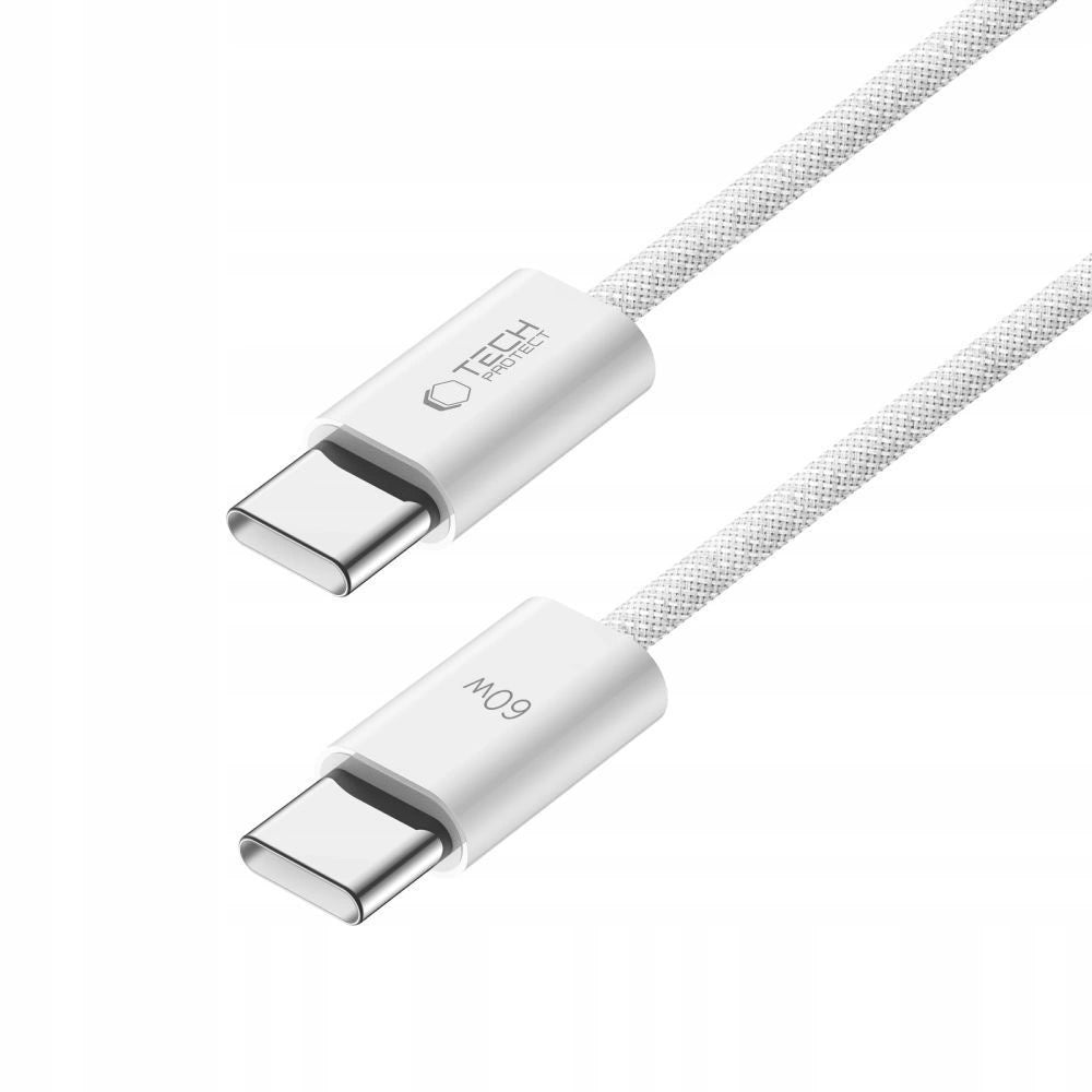 Tech-Protect UltraBoost Classic USB-C / USB-C PD cable 60W 3A 1m - white_1