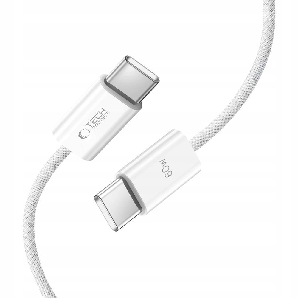 Tech-Protect UltraBoost Classic USB-C / USB-C PD cable 60W 3A 1m - white_2