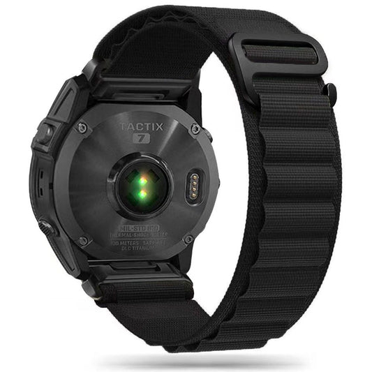 Tech-Protect Nylon Pro Strap for Garmin Fenix 3 / 5X / 3HR / 5X Plus / 6X / 6X Pro / 7X - Black_0