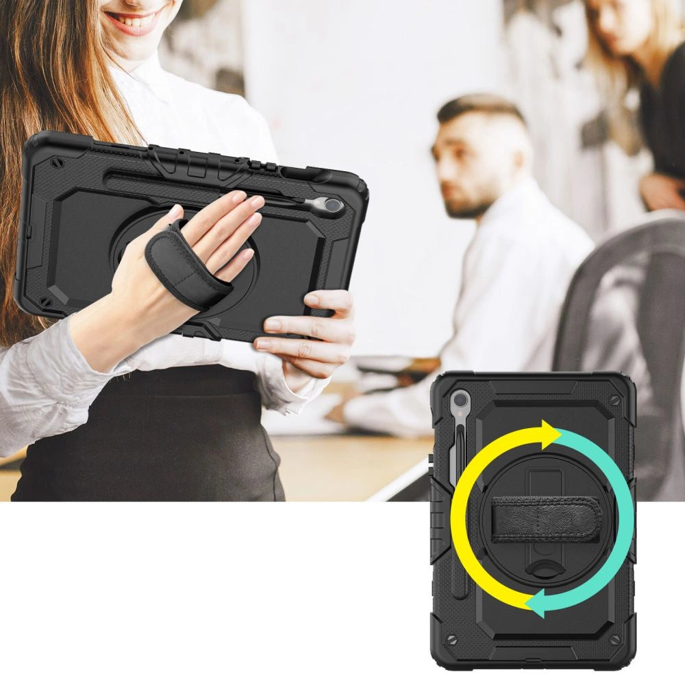 Tech-Protect Solid360 Case for Samsung Galaxy Tab S9 FE 10.9" X510 / X516B - Black_2