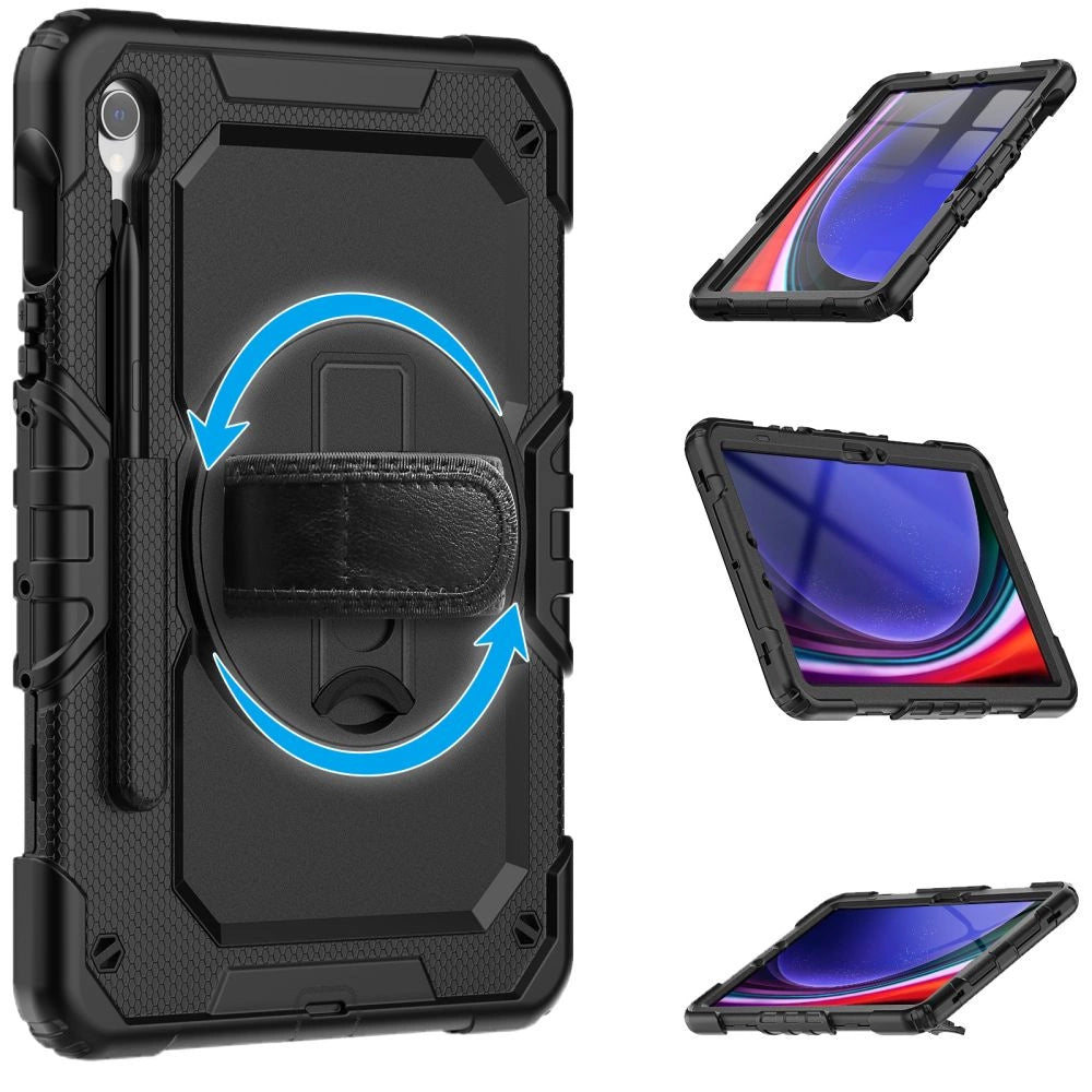 Tech-Protect Solid360 Case for Samsung Galaxy Tab S9 FE 10.9" X510 / X516B - Black_6