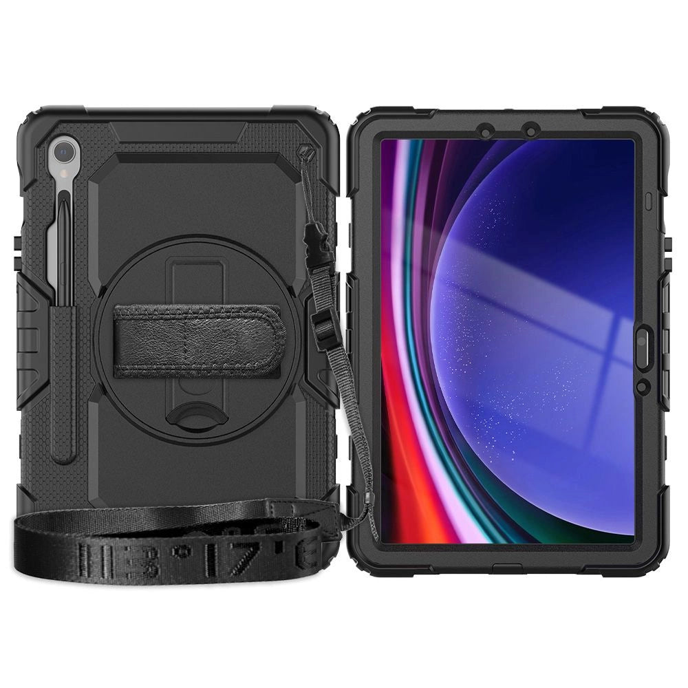 Tech-Protect Solid360 Case for Samsung Galaxy Tab S9 FE 10.9" X510 / X516B - Black_7