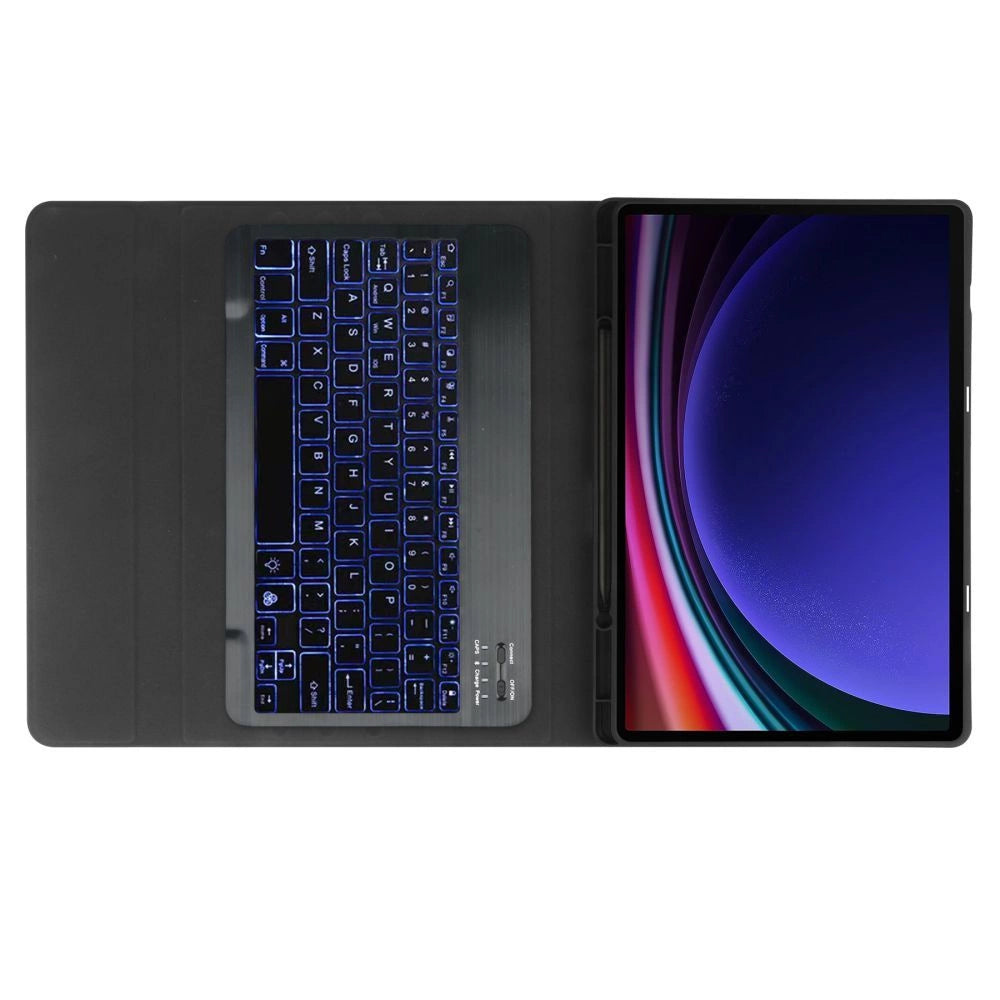 Tech-Protect SC Pen + Keyboard Case with Keyboard for Samsung Galaxy Tab S9 FE+ 12.4" X610 / X616B - Black_4