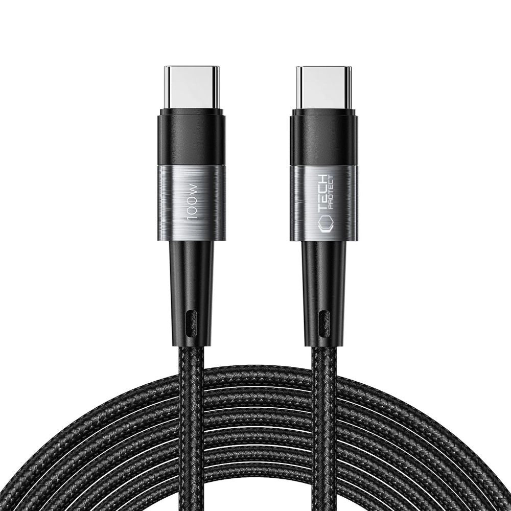 Tech-Protect UltraBoost USB-C / USB-C PD Cable 100W 5A 3m - Gray_0