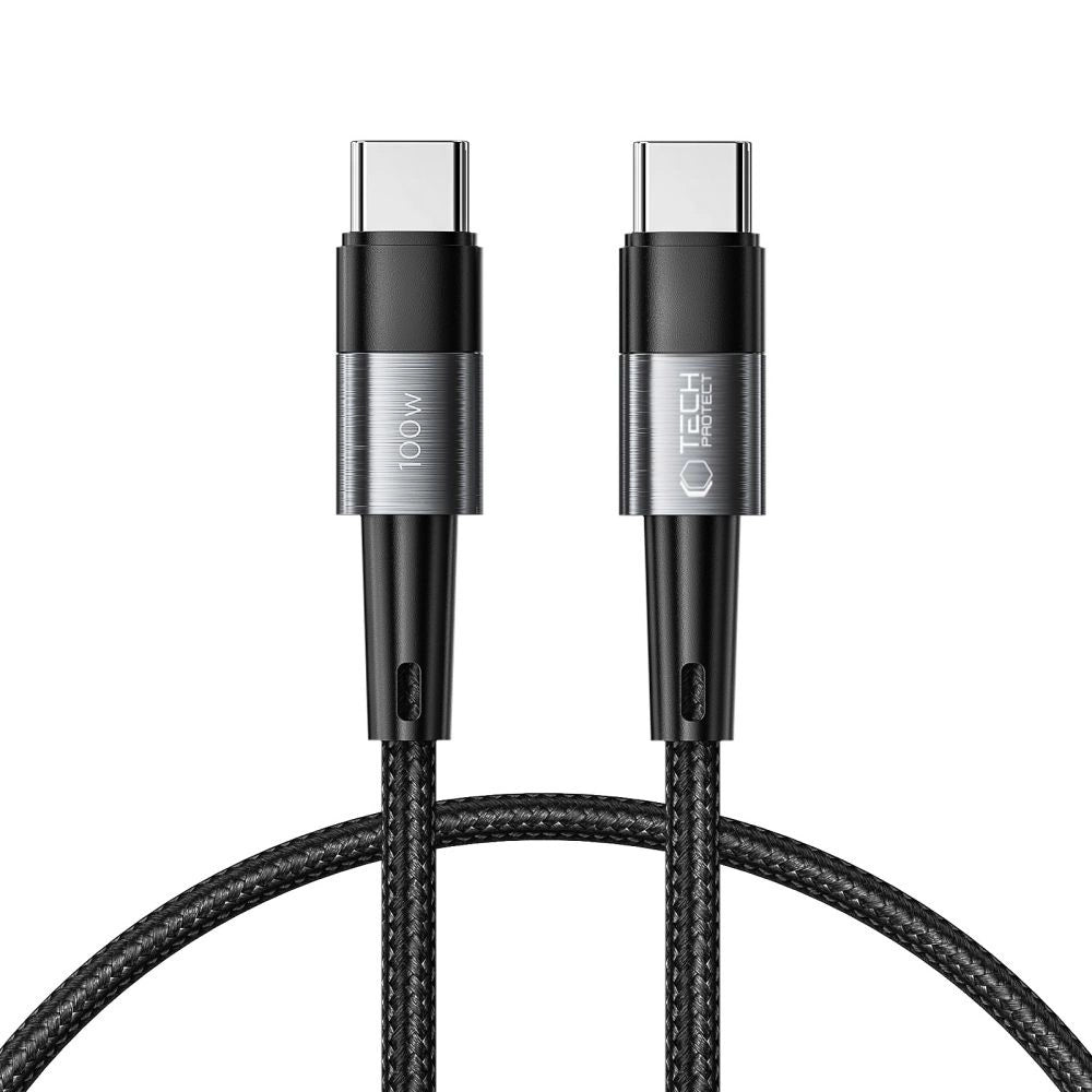 Tech-Protect UltraBoost USB-C / USB-C PD Cable 100W 5A 0.25m - Gray_0