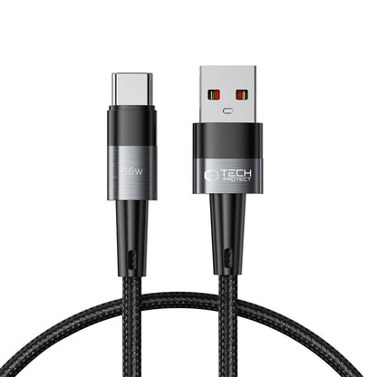 Tech-Protect UltraBoost USB-C / USB-A Cable 66W 6A 0.5m - Gray_0