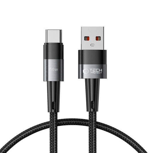 Tech-Protect UltraBoost USB-C / USB-A Cable 66W 6A 0.5m - Gray_0