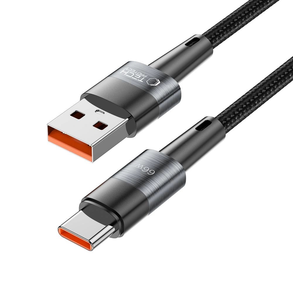 Tech-Protect UltraBoost USB-C / USB-A Cable 66W 6A 0.5m - Gray_2