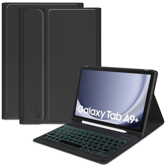 Tech-Protect SC Pen + Keyboard Case with Keyboard for Samsung Galaxy Tab A9+ 11" X210 / X215 / X216 - Black_0