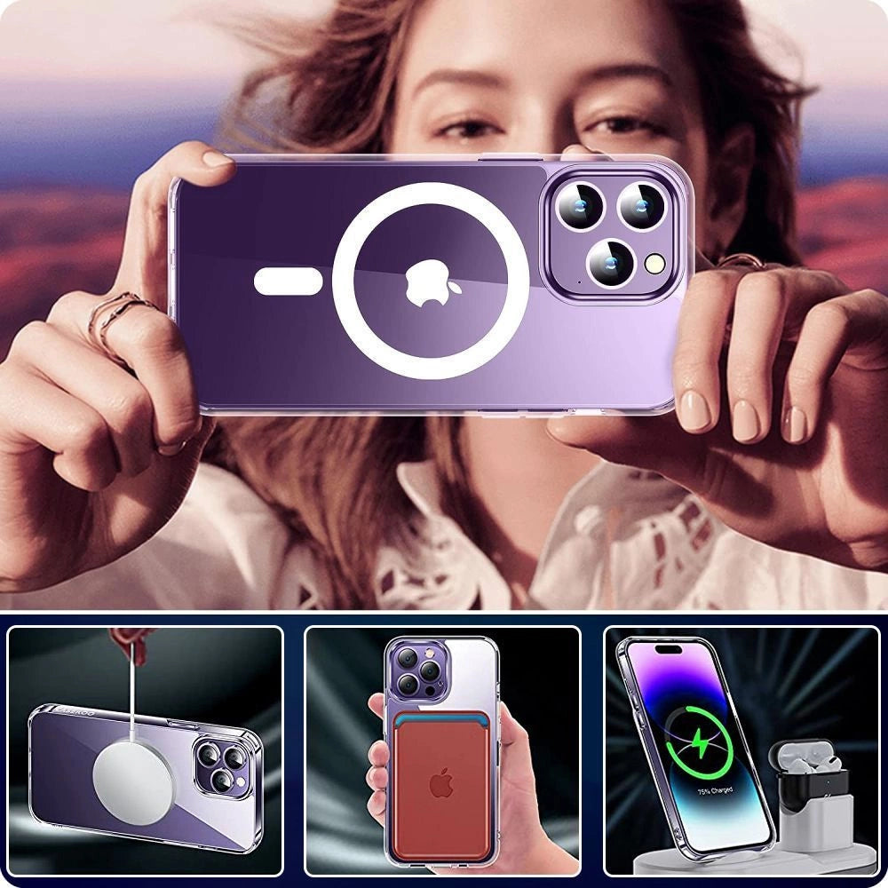 Tech-Protect FlexAir Hybrid MagSafe Case for Samsung Galaxy S24 Ultra - Clear_4