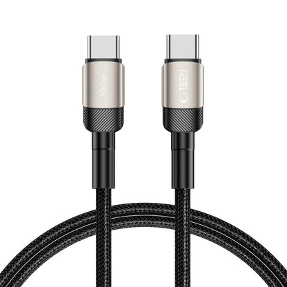 Tech-Protect UltraBoost Evo USB-C / USB-C PD cable 100W 5A 1m - titanium_0