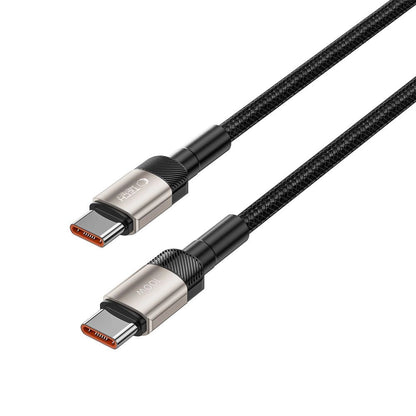 Tech-Protect UltraBoost Evo USB-C / USB-C PD cable 100W 5A 1m - titanium_1