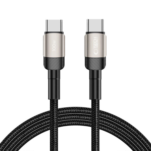 Tech-Protect UltraBoost Evo USB-C / USB-C PD cable 100W 5A 2m - titanium_0