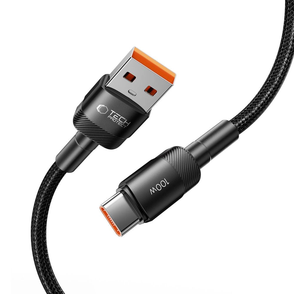 Tech-Protect UltraBoost Evo USB-C / USB-A cable 100W 5A 0.5m - black_1