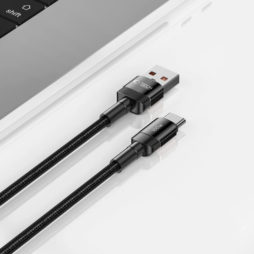 Tech-Protect UltraBoost Evo USB-C / USB-A cable 100W 5A 0.5m - black_3