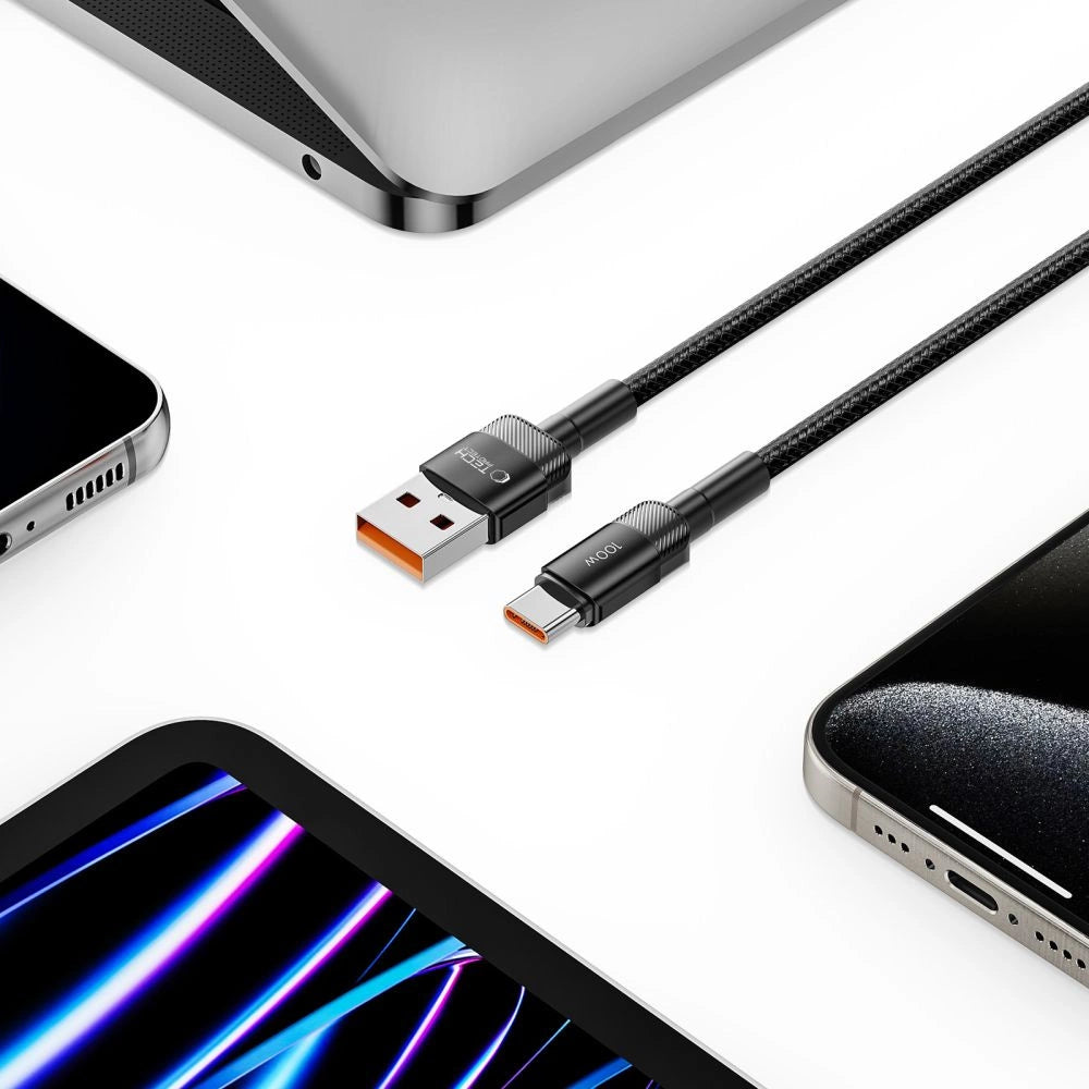 Tech-Protect UltraBoost Evo USB-C / USB-A cable 100W 5A 0.5m - black_4