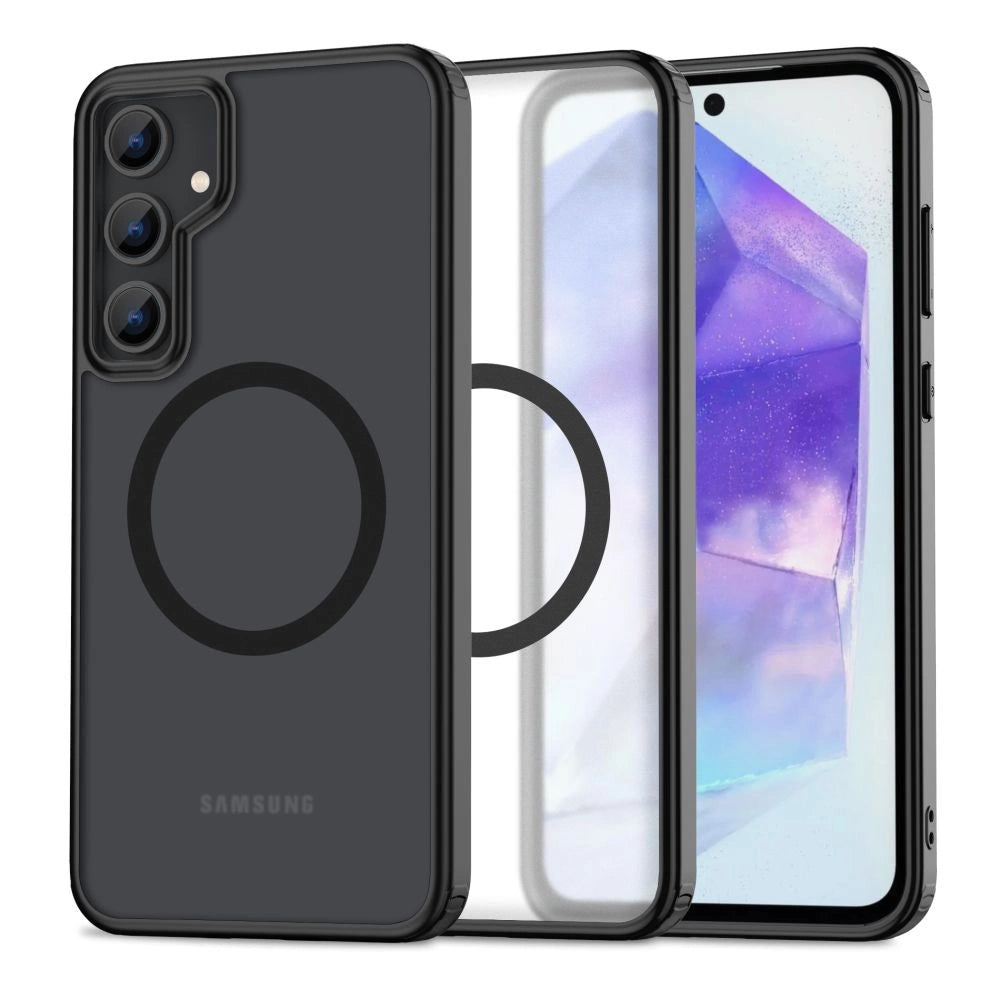 Tech-Protect MagMat MagSafe Case for Samsung Galaxy A55 5G - Matte Black_0