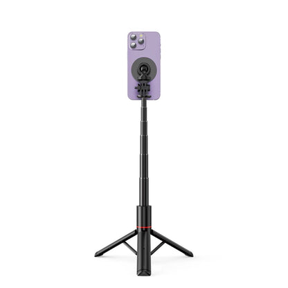 Tech-Protect L06S Bluetooth magnetic selfie stick with MagSafe, remote control, tripod up to 82cm and 360 head - black_2