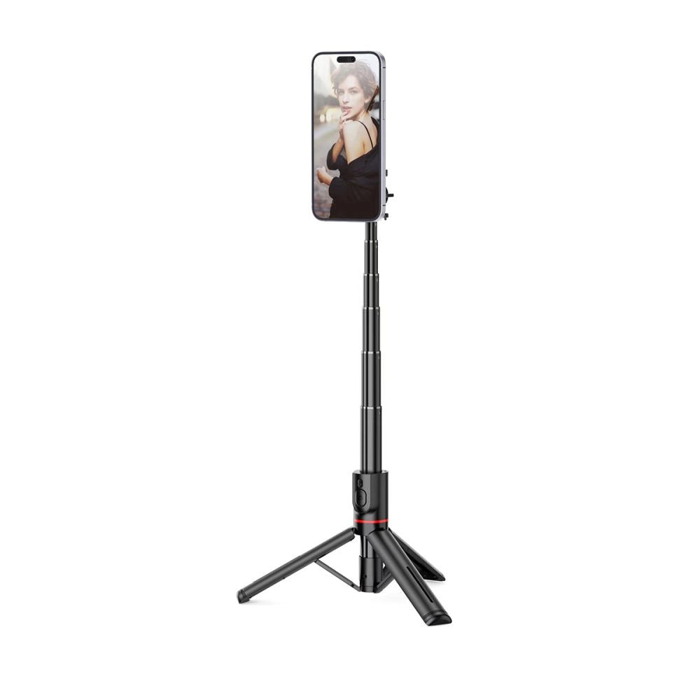 Tech-Protect L06S Bluetooth magnetic selfie stick with MagSafe, remote control, tripod up to 82cm and 360 head - black_3