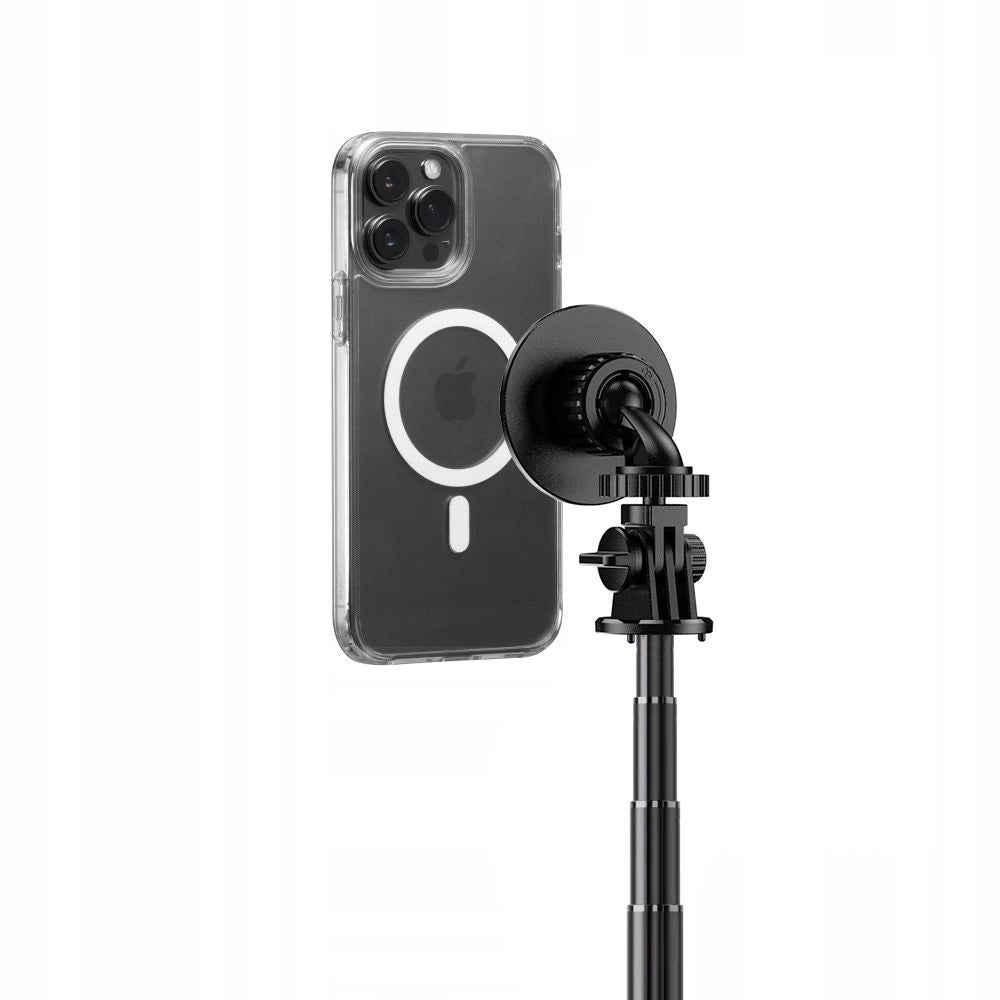 Tech-Protect L06S Bluetooth magnetic selfie stick with MagSafe, remote control, tripod up to 82cm and 360 head - black_6
