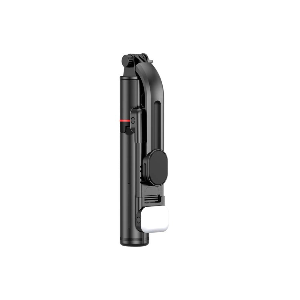 Tech-Protect L05S Bluetooth Selfie Stick with Tripod up to 105cm with LED Light - Black_4