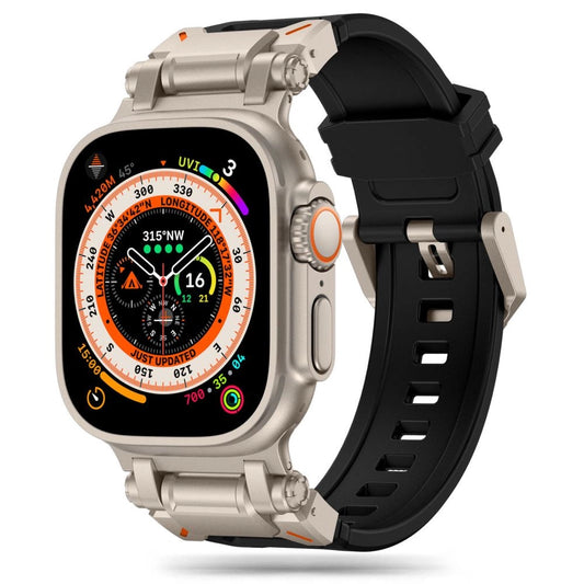 Tech-Protect Delta Pro Strap for Apple Watch 4 / 5 / 6 / 7 / 8 / 9 / SE / Ultra 1 / 2 (42/44/45/49 mm) - Black-Titanium_0