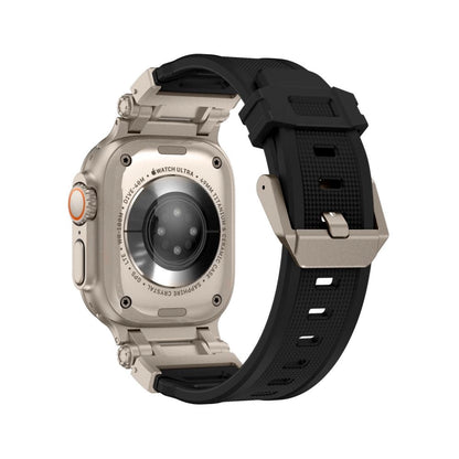 Tech-Protect Delta Pro Strap for Apple Watch 4 / 5 / 6 / 7 / 8 / 9 / SE / Ultra 1 / 2 (42/44/45/49 mm) - Black-Titanium_2