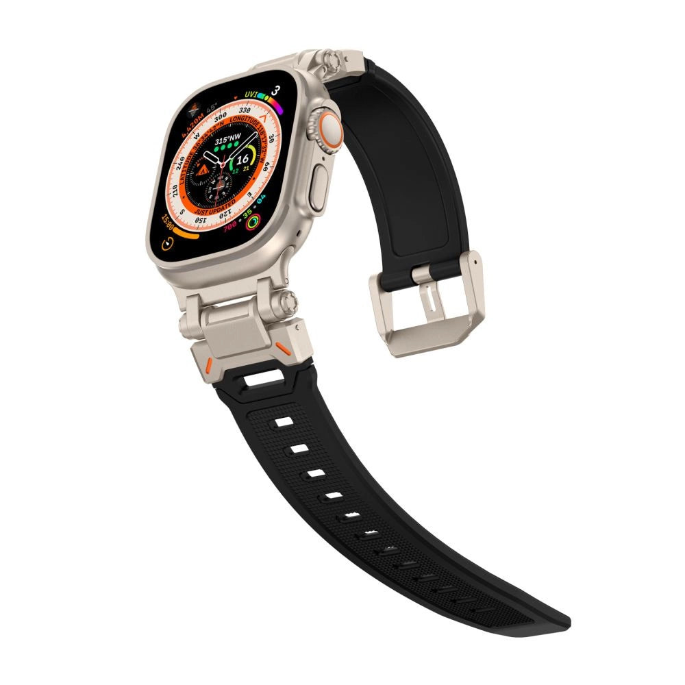 Tech-Protect Delta Pro Strap for Apple Watch 4 / 5 / 6 / 7 / 8 / 9 / SE / Ultra 1 / 2 (42/44/45/49 mm) - Black-Titanium_4