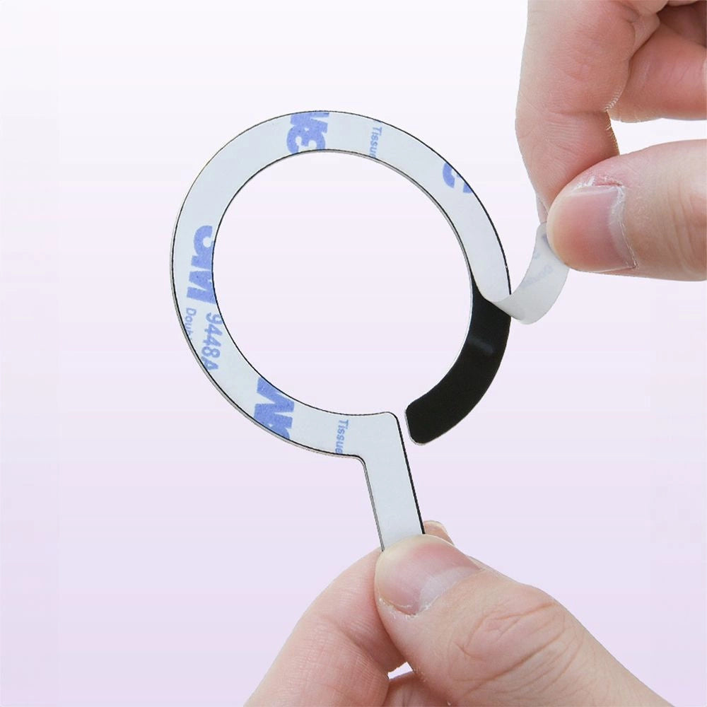 MagSafe Tech-Protect MetalRing Universal Magnetic - Black / Silver (2 pcs.)_2