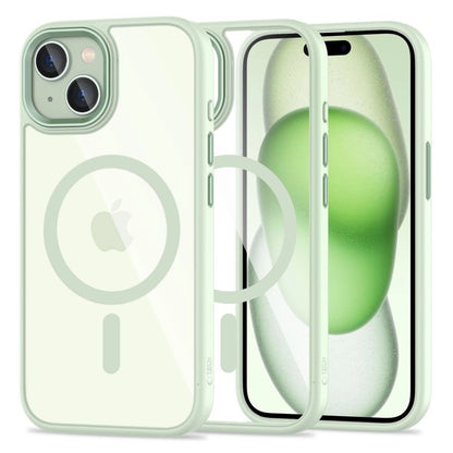 Tech-Protect MagMat MagSafe iPhone 15 Case - Clear Green_0