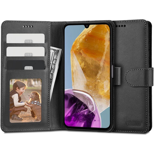 Tech-Protect Wallet Case for Samsung Galaxy M15 5G - Black_0