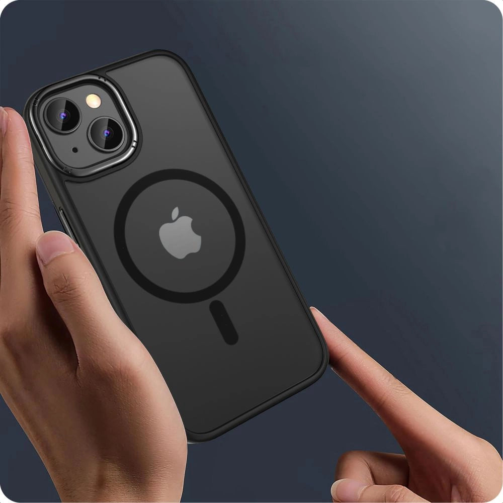 Tech-Protect MagMat 2 MagSafe iPhone 15 Case - Matte Black_1