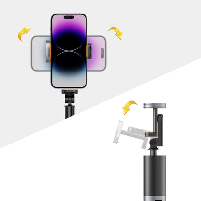 Tech-Protect L08S Bluetooth Selfie Stick with Remote Control, Tripod up to 141cm - Black_4