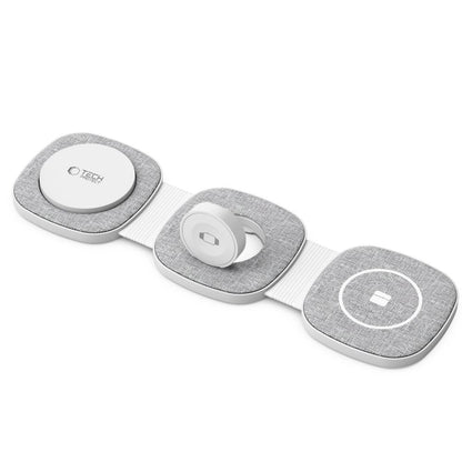 Tech-Protect QI15W-A32 3-in-1 Inductive Charger with MagSafe for Smartphone / Apple Watch / AirPods - Gray_8