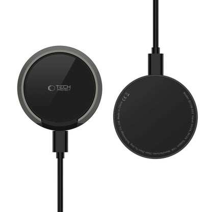 Tech-Protect QI15W-A33 Inductive Charger with MagSafe and Stand with USB-A / USB-C Cable - Black_3